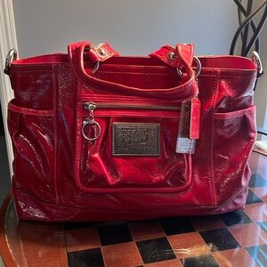 Coach patent leather Poppy Tote